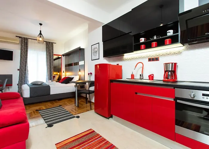 Downtown Luxury Boutique : The Red Apartmán Soluň